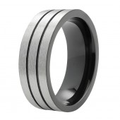 Кольцо ZIPPO Brushed Finish Ring, серебристое, нержавеющая сталь, диаметр 19,7 мм