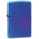 Зажигалка ZIPPO Classic с покрытием High Polish Indigo, латунь/сталь, синяя, глянцевая, 38x13x57 мм