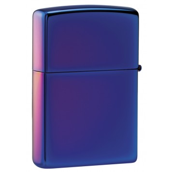 Зажигалка ZIPPO Classic с покрытием High Polish Indigo, латунь/сталь, синяя, глянцевая, 38x13x57 мм-1