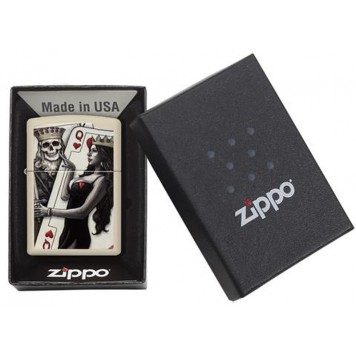 Зажигалка ZIPPO Classic с покрытием Cream Matte, латунь/сталь, кремовая, матовая, 38x13x57 мм-4