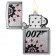 Зажигалка ZIPPO James Bond™ с покрытием Brushed Chrome, латунь/сталь, серебристая, 38x13x57 мм