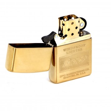 Зажигалка ZIPPO Classic с покрытием High Polish Brass, латунь/сталь, золотистая, 38x13x57 мм-4