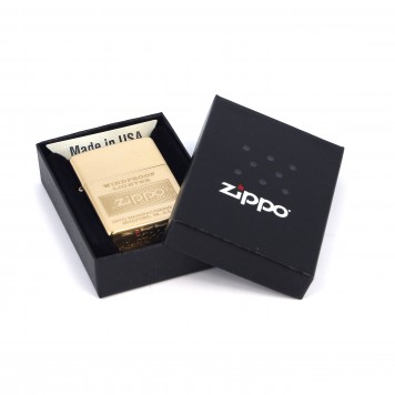 Зажигалка ZIPPO Classic с покрытием High Polish Brass, латунь/сталь, золотистая, 38x13x57 мм-3