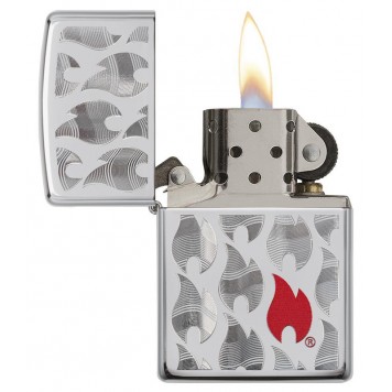 Зажигалка ZIPPO Classic с покрытием High Polish Chrome, латунь/сталь, серебристая, 38x13x57 мм-1