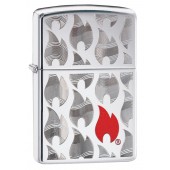 Зажигалка ZIPPO Classic с покрытием High Polish Chrome, латунь/сталь, серебристая, 38x13x57 мм