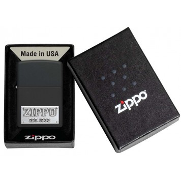 Зажигалка ZIPPO License Plate с покрытием Black Matte, латунь/сталь, черная, 38x13x57 мм-6