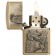 Зажигалка ZIPPO Eagles, с покрытием Brushed Brass, латунь/сталь, золотистая, матовая, 38x13x57 мм