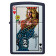 Зажигалка ZIPPO Queen Design с покрытием Navy Matte, латунь/сталь, синяя, матовая, 38x13x57 мм