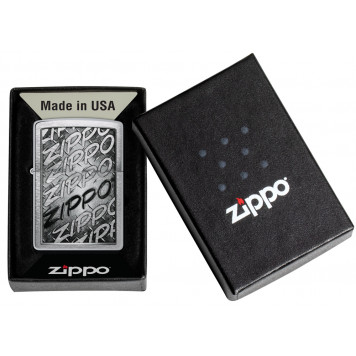 Зажигалка ZIPPO с покрытием Brushed Chrome, латунь/сталь, серебристая, 38x13x57 мм-5