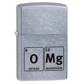 Зажигалка ZIPPO Classic с покрытием Street Chrome™, латунь/сталь, серебристая, матовая, 36x12x56 мм