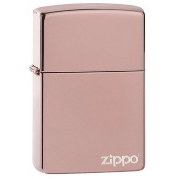 Зажигалка ZIPPO Classic с покрытием High Polish Rose Gold, латунь/сталь, розовое золото, 38x13x57 мм