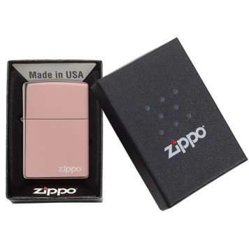 Зажигалка ZIPPO Classic с покрытием High Polish Rose Gold, латунь/сталь, розовое золото, 38x13x57 мм-5