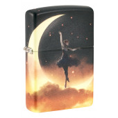 Зажигалка ZIPPO Mythological с покрытием Glow In The Dark Green, латунь/сталь, черная, 38x13x57 мм