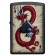 Зажигалка ZIPPO Dragon Ace с покрытием Black Matte, латунь/сталь, чёрная, матовая, 38x13x57 мм