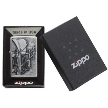 Зажигалка ZIPPO Classic с покрытием Brushed Chrome, латунь/сталь, серебристая, матовая, 38x13x57 мм-4