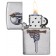 Зажигалка ZIPPO Woodchuck Cherry с покрытием Brushed Chrome, латунь/сталь, серебристая, 38x13x57 мм
