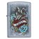 Зажигалка ZIPPO Vintage Tattoo с покрытием Street Chrome™, латунь/сталь, серебристая, 38x13x57 мм