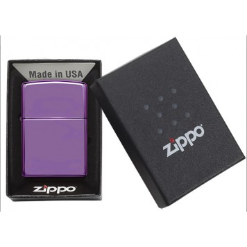 Зажигалка ZIPPO Classic с покрытием Abyss™, латунь/сталь, фиолетовая, глянцевая, 38x13x57 мм-2