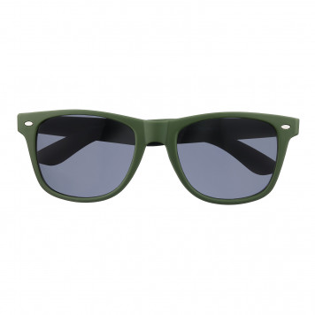Очки солнцезащитные ZIPPO, унисекс, зеленые, оправа из поликарбоната с покрытием soft touch-1