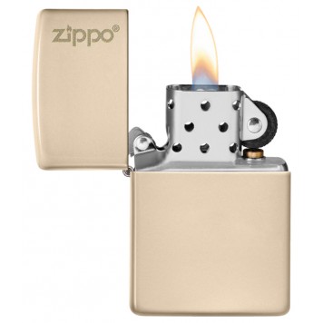 Зажигалка ZIPPO Classic с покрытием Flat Sand, латунь/сталь, бежевая, матовая, 38x13x57 мм-9