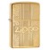 Зажигалка ZIPPO Classic с покрытием High Polish Brass, латунь/сталь, золотистая, 38x13x57 мм