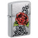 Зажигалка ZIPPO с покрытием Brushed Chrome, латунь/сталь, серебристая, 38x13x57 мм