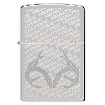 Зажигалка ZIPPO Reatree® с покрытием High Polish Chrome, латунь/сталь, серебристая, 38x13x57 мм-1