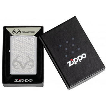 Зажигалка ZIPPO Reatree® с покрытием High Polish Chrome, латунь/сталь, серебристая, 38x13x57 мм-5