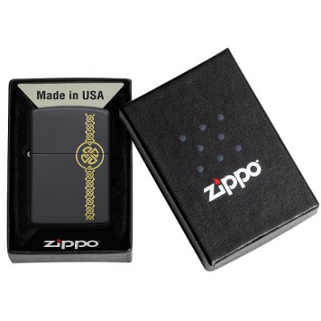 Зажигалка ZIPPO Celtic Design с покрытием Black Matte, латунь/сталь, чёрная, матовая, 38x13x57 мм-5