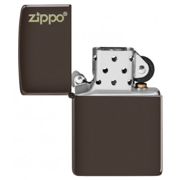 Зажигалка ZIPPO Classic с покрытием Brown Matte, латунь/сталь, коричневая, матовая, 38x13x57 мм-3