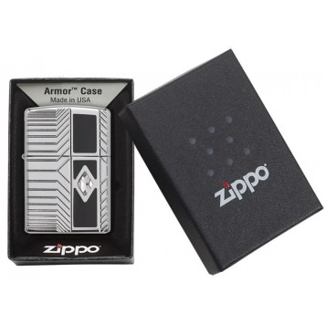 Зажигалка ZIPPO Armor® с покрытием High Polish Chrome, латунь/сталь, серебристая, 38x13x57 мм-5