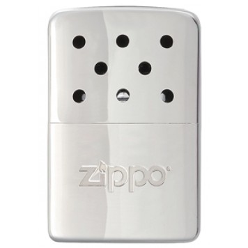 Каталитическая грелка ZIPPO, с покрытием High Polish Chrome, серебристая, на 6 ч, 51x15x74 мм