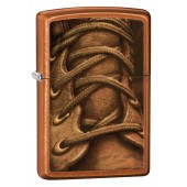 Зажигалка ZIPPO Classic с покрытием Toffee™, латунь/сталь, медная, матовая, 36x12x56 мм