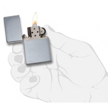 Зажигалка ZIPPO Vintage™ Series 1937, с покрытием High Polish Chrome, серебристая, 38x13x57 мм-1