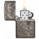 Зажигалка ZIPPO Elephant Fancy Fill Design с покрытием Black Ice®, латунь/сталь, чёрная, 38x13x57 мм