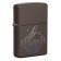 Зажигалка ZIPPO Mountain Design с покрытием Brown, латунь/сталь, коричневая, матовая, 38x13x57 мм