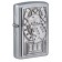 Зажигалка ZIPPO Lucky 7 с покрытием Street Chrome, латунь/сталь, серебристая, 38x13x57 мм