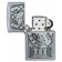 Зажигалка ZIPPO Lucky 7 с покрытием Street Chrome, латунь/сталь, серебристая, 38x13x57 мм