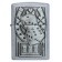 Зажигалка ZIPPO Lucky 7 с покрытием Street Chrome, латунь/сталь, серебристая, 38x13x57 мм