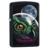 Зажигалка ZIPPO Classic с покрытием Black Matte, латунь/сталь, чёрная, матовая, 36x12x56 мм