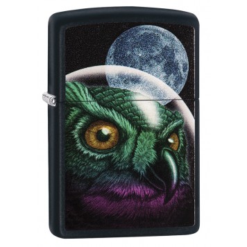 Зажигалка ZIPPO Classic с покрытием Black Matte, латунь/сталь, чёрная, матовая, 36x12x56 мм