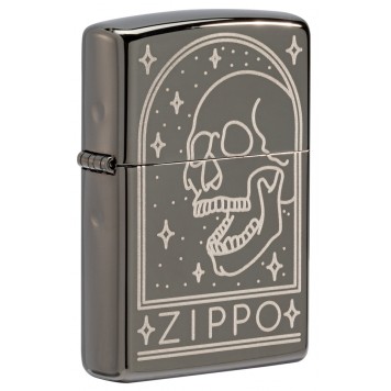 Зажигалка ZIPPO Лучшая цена 2022 с покрытием Black Ice®, латунь/сталь, чёрная, 38x13x57 мм