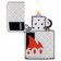 Зажигалка ZIPPO 600 Million с покрытием High Polish Chrome, латунь/сталь, серебристая, 38x13x57 мм