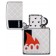 Зажигалка ZIPPO 600 Million с покрытием High Polish Chrome, латунь/сталь, серебристая, 38x13x57 мм