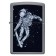 Зажигалка ZIPPO Skateboarding Astronaut с покрытием Flat Grey, латунь/сталь, серая, 38x13x57 мм