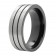 Кольцо ZIPPO Brushed Finish Ring, серебристое, нержавеющая сталь, диаметр 22,3 мм