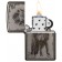 Зажигалка ZIPPO Wolf Design с покрытием Black Ice®, латунь/сталь, чёрная, глянцевая, 38x13x57 мм