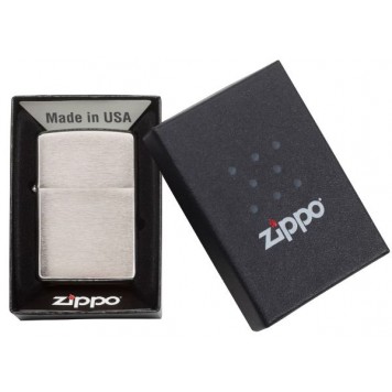 Зажигалка ZIPPO Armor™ c покрытием Brushed Chrome, латунь/сталь, серебристая, матовая, 38x13x57 мм-6