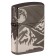 Зажигалка ZIPPO Armor™ с покрытием High Polish Black Ice®, латунь/сталь, чёрная, 38x13x57 мм