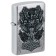 Зажигалка ZIPPO Viking Design с покрытием Brushed Chrome, латунь/сталь, серебристая, 38x13x57 мм